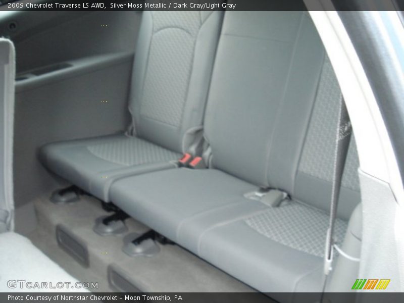 Silver Moss Metallic / Dark Gray/Light Gray 2009 Chevrolet Traverse LS AWD