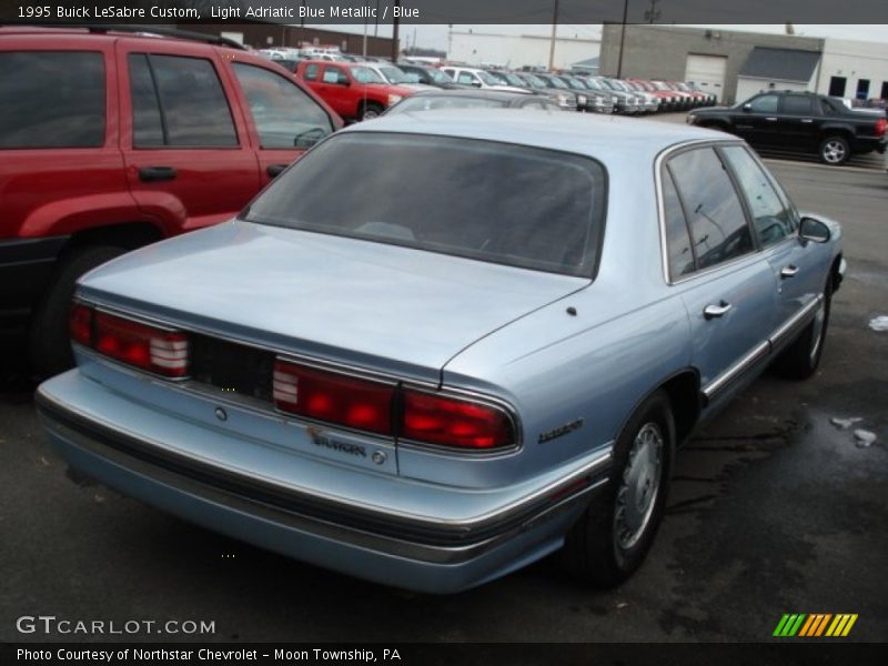 Light Adriatic Blue Metallic / Blue 1995 Buick LeSabre Custom