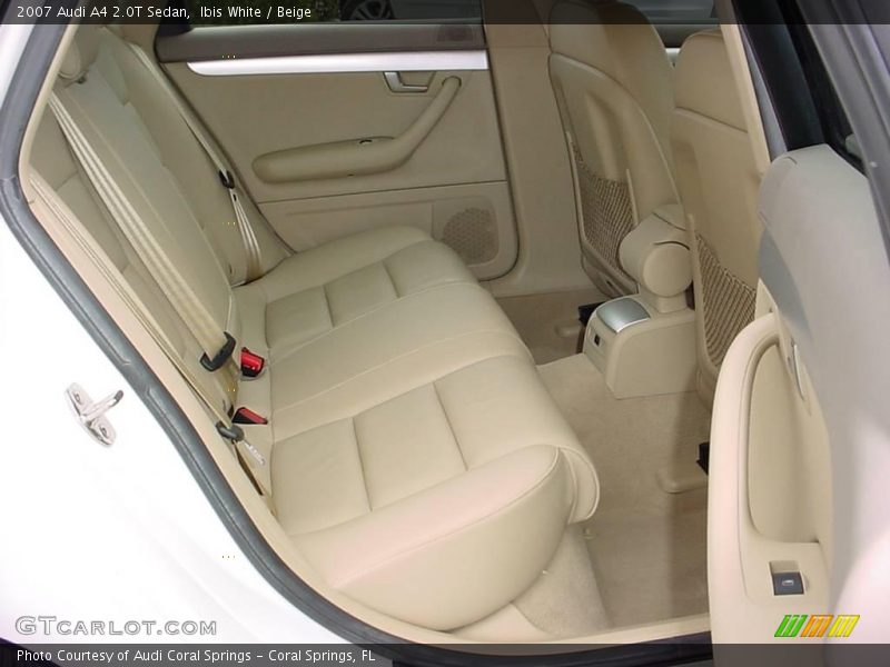 Ibis White / Beige 2007 Audi A4 2.0T Sedan