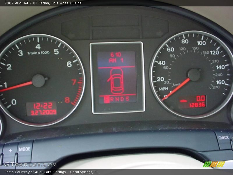 Ibis White / Beige 2007 Audi A4 2.0T Sedan