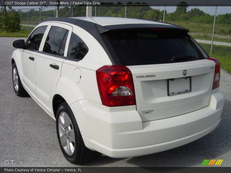 Stone White / Pastel Slate Gray 2007 Dodge Caliber SXT