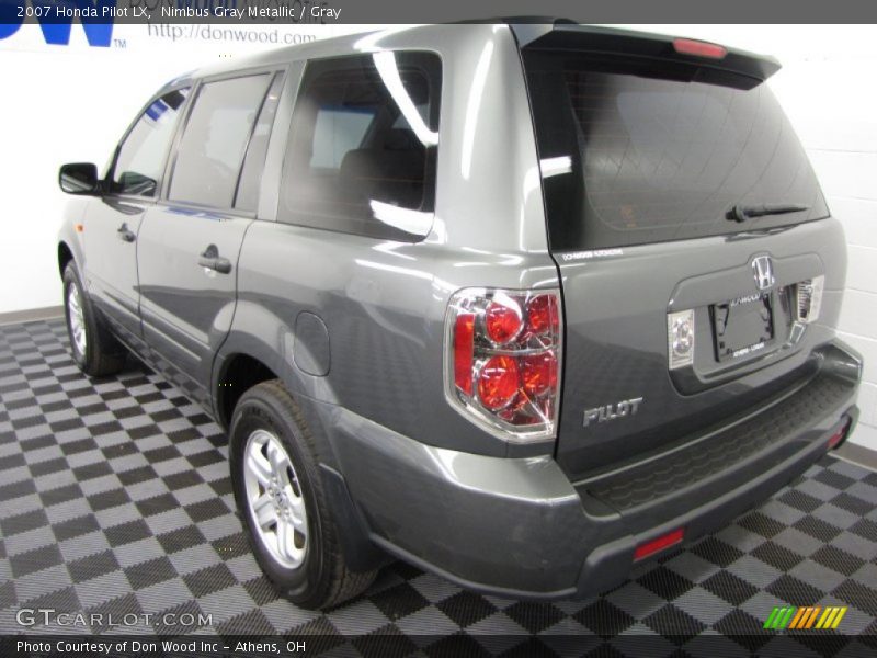 Nimbus Gray Metallic / Gray 2007 Honda Pilot LX