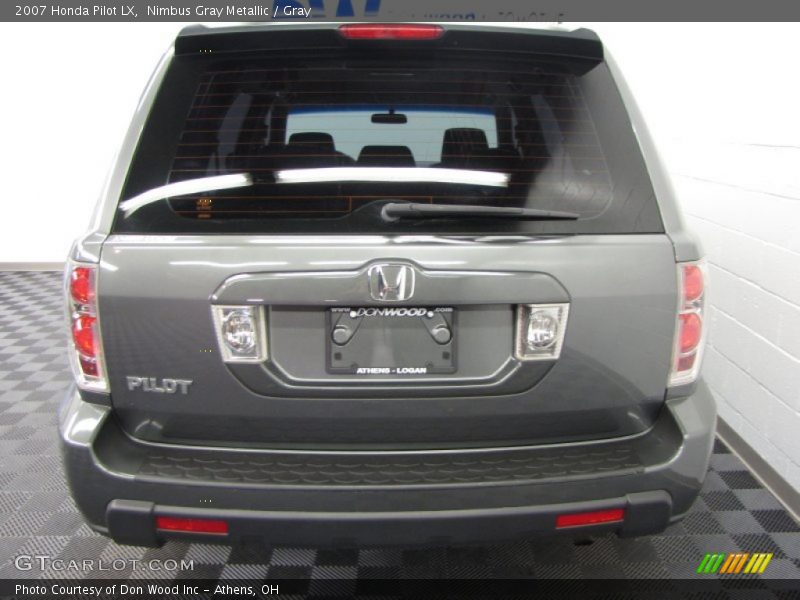 Nimbus Gray Metallic / Gray 2007 Honda Pilot LX