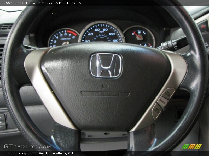 Nimbus Gray Metallic / Gray 2007 Honda Pilot LX