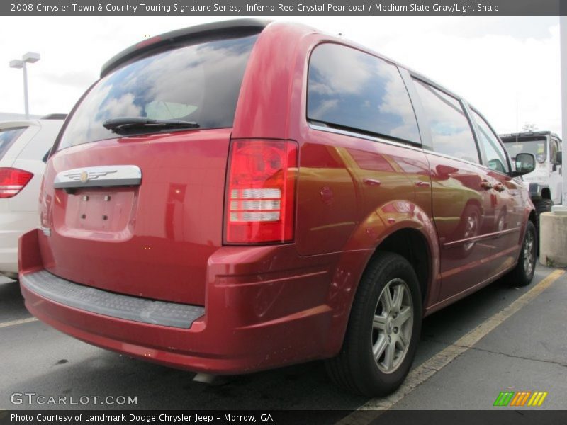 Inferno Red Crystal Pearlcoat / Medium Slate Gray/Light Shale 2008 Chrysler Town & Country Touring Signature Series