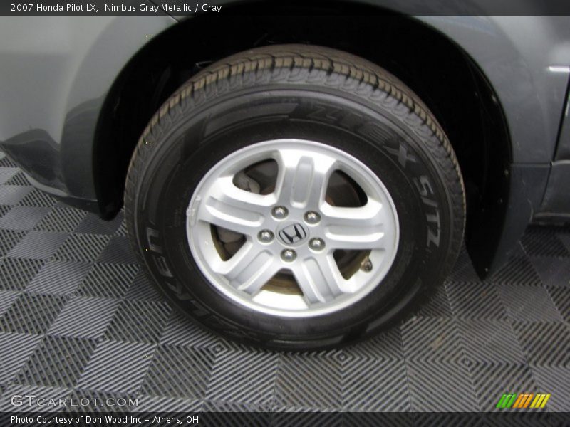 Nimbus Gray Metallic / Gray 2007 Honda Pilot LX