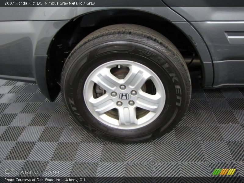 Nimbus Gray Metallic / Gray 2007 Honda Pilot LX