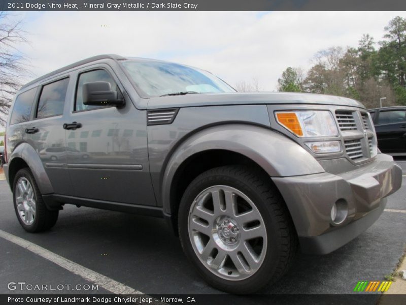 Mineral Gray Metallic / Dark Slate Gray 2011 Dodge Nitro Heat