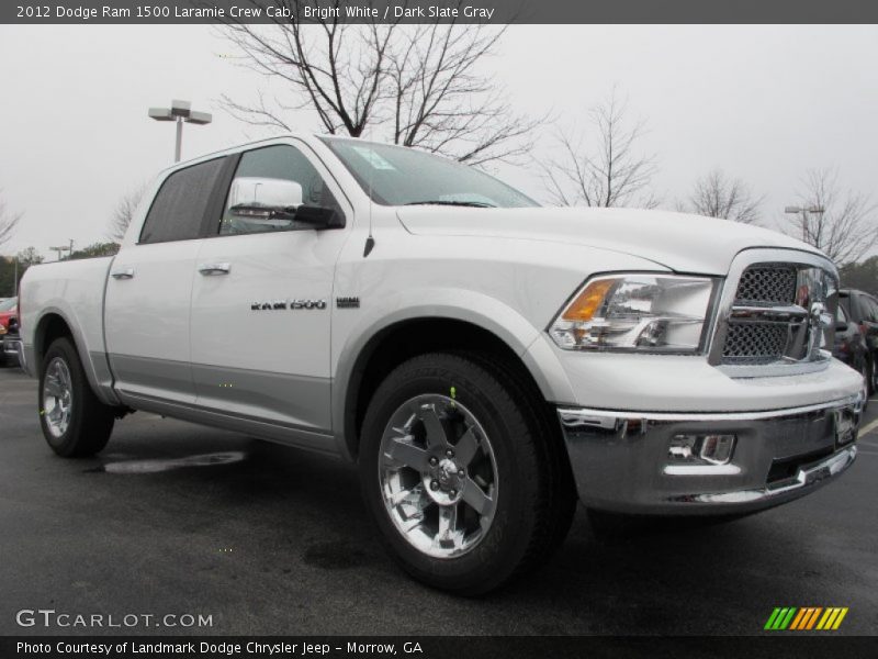 Front 3/4 View of 2012 Ram 1500 Laramie Crew Cab