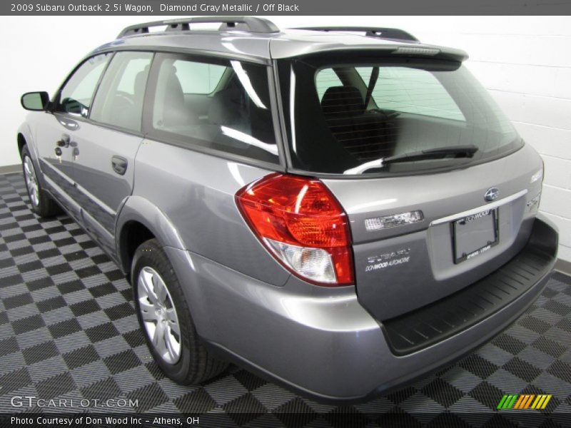 Diamond Gray Metallic / Off Black 2009 Subaru Outback 2.5i Wagon