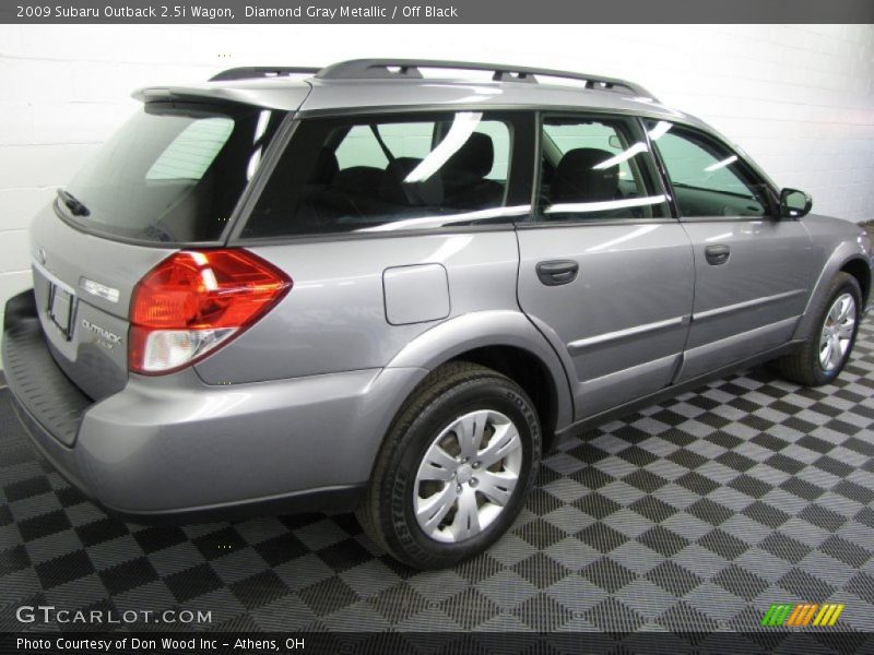 Diamond Gray Metallic / Off Black 2009 Subaru Outback 2.5i Wagon