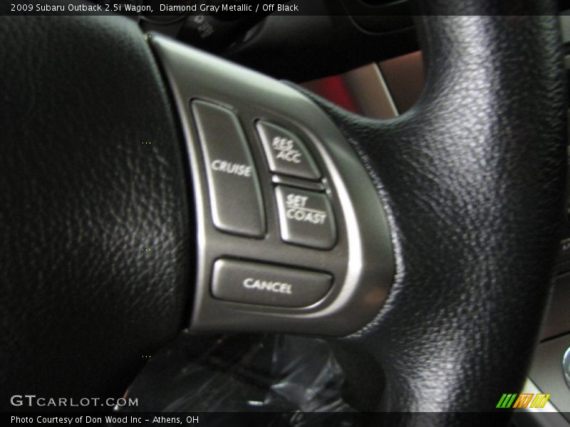 Diamond Gray Metallic / Off Black 2009 Subaru Outback 2.5i Wagon