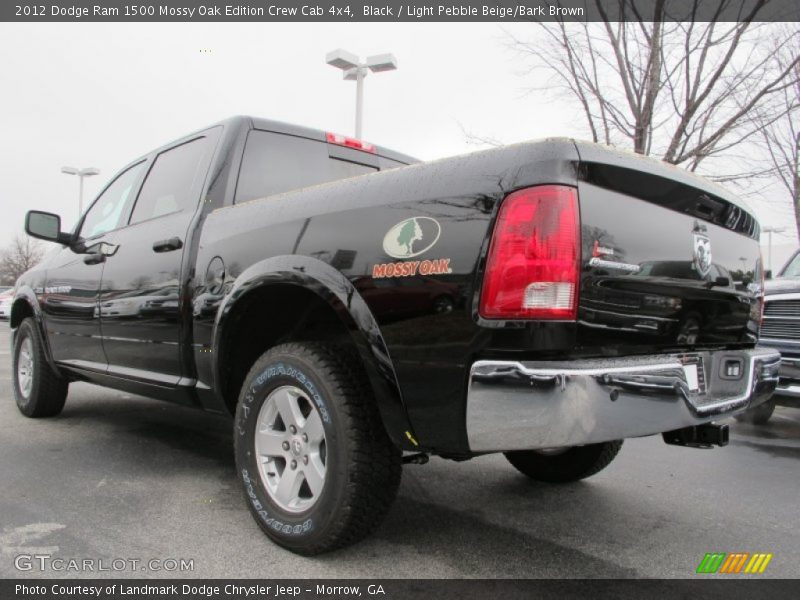 Black / Light Pebble Beige/Bark Brown 2012 Dodge Ram 1500 Mossy Oak Edition Crew Cab 4x4