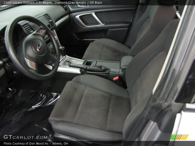 Diamond Gray Metallic / Off Black 2009 Subaru Outback 2.5i Wagon