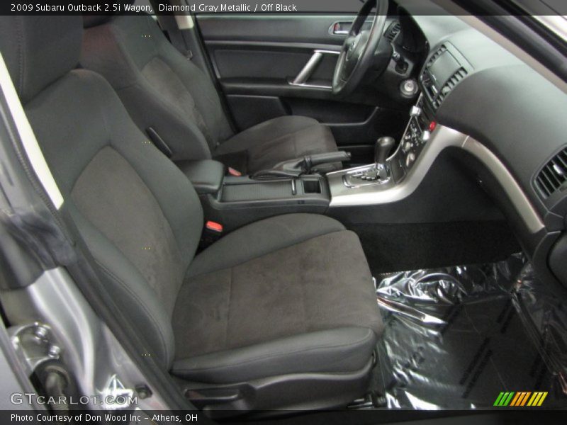 Diamond Gray Metallic / Off Black 2009 Subaru Outback 2.5i Wagon