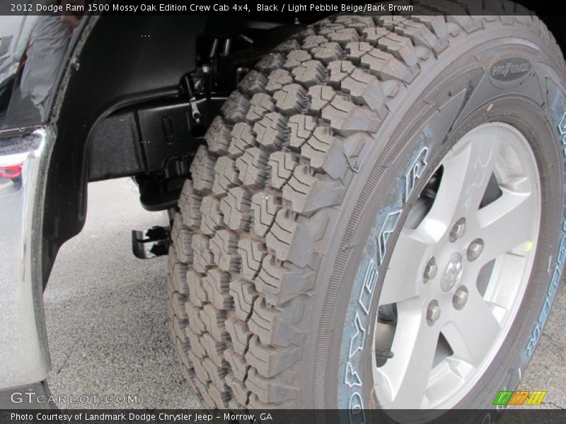 Black / Light Pebble Beige/Bark Brown 2012 Dodge Ram 1500 Mossy Oak Edition Crew Cab 4x4