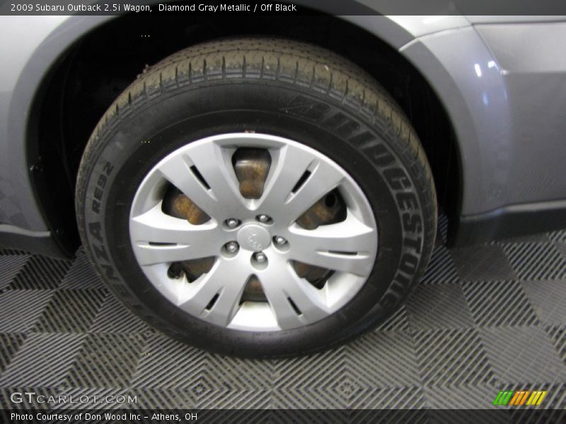 Diamond Gray Metallic / Off Black 2009 Subaru Outback 2.5i Wagon