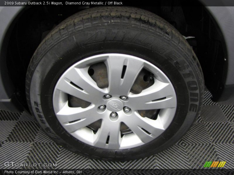 Diamond Gray Metallic / Off Black 2009 Subaru Outback 2.5i Wagon