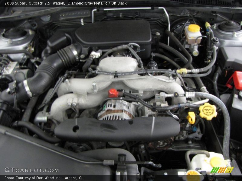  2009 Outback 2.5i Wagon Engine - 2.5 Liter SOHC 16-Valve VVT Flat 4 Cylinder