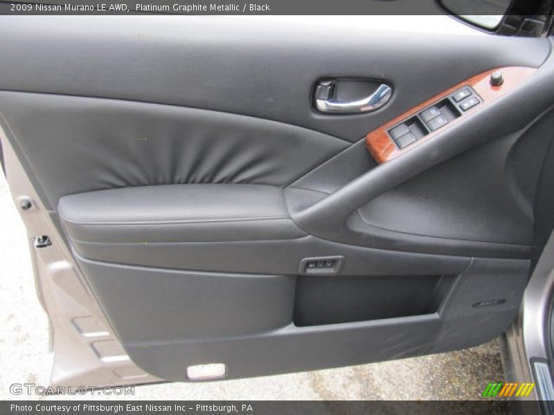 Platinum Graphite Metallic / Black 2009 Nissan Murano LE AWD