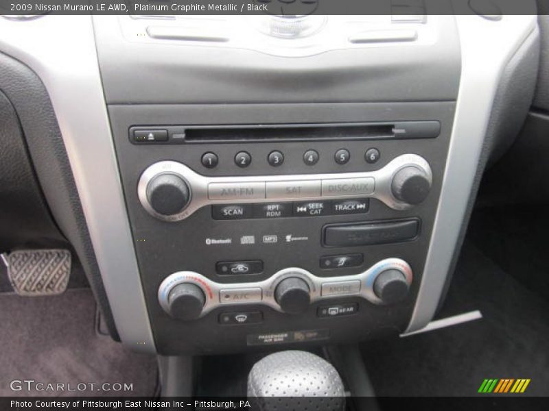 Platinum Graphite Metallic / Black 2009 Nissan Murano LE AWD