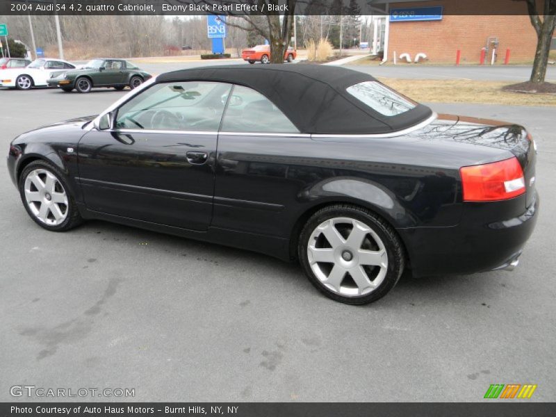  2004 S4 4.2 quattro Cabriolet Ebony Black Pearl Effect