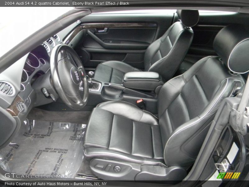  2004 S4 4.2 quattro Cabriolet Black Interior