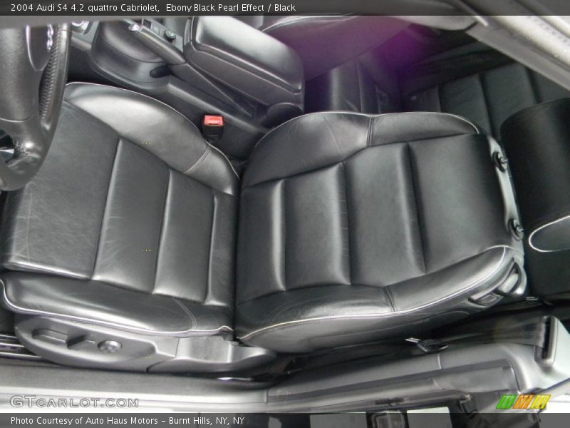 Ebony Black Pearl Effect / Black 2004 Audi S4 4.2 quattro Cabriolet