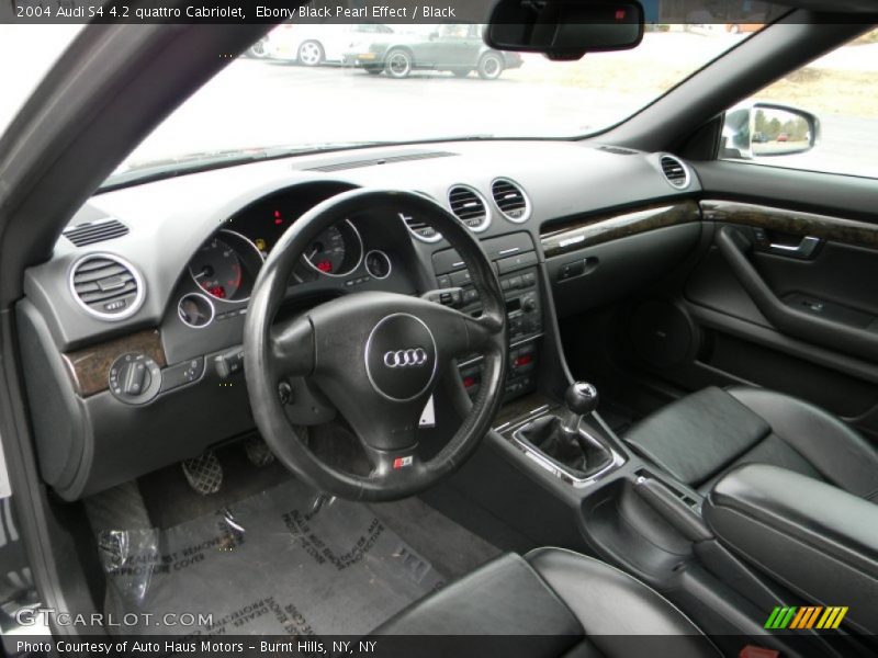 Black Interior - 2004 S4 4.2 quattro Cabriolet 