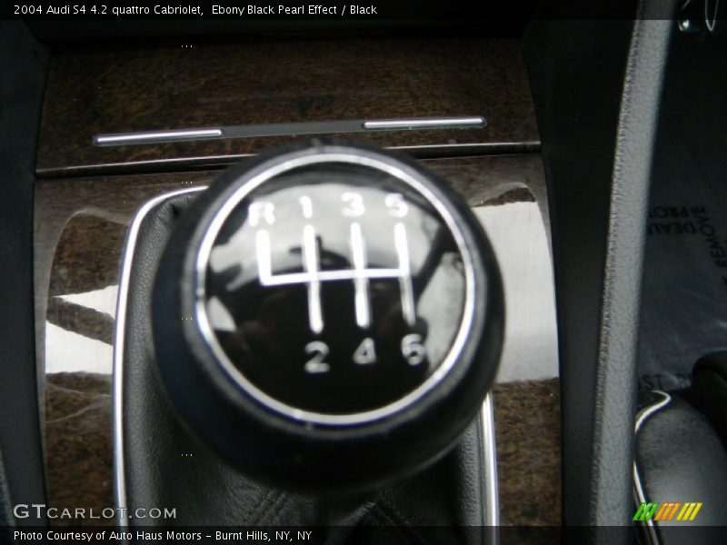  2004 S4 4.2 quattro Cabriolet 6 Speed Manual Shifter