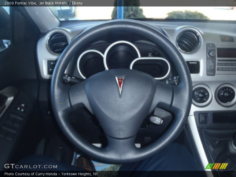 Jet Black Metallic / Ebony 2009 Pontiac Vibe