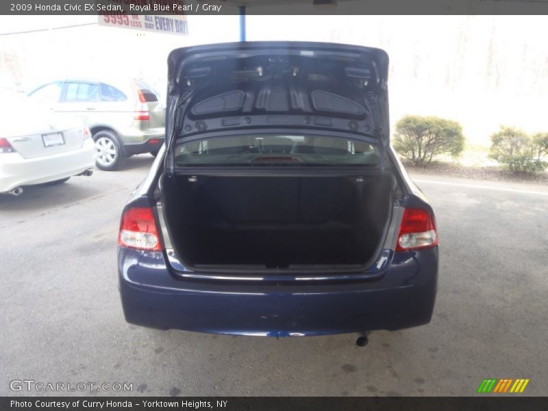 Royal Blue Pearl / Gray 2009 Honda Civic EX Sedan