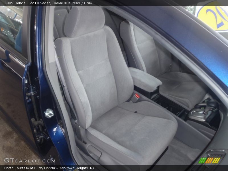 Royal Blue Pearl / Gray 2009 Honda Civic EX Sedan