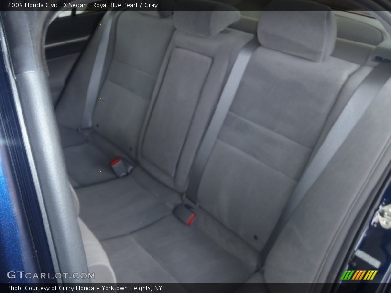 Royal Blue Pearl / Gray 2009 Honda Civic EX Sedan