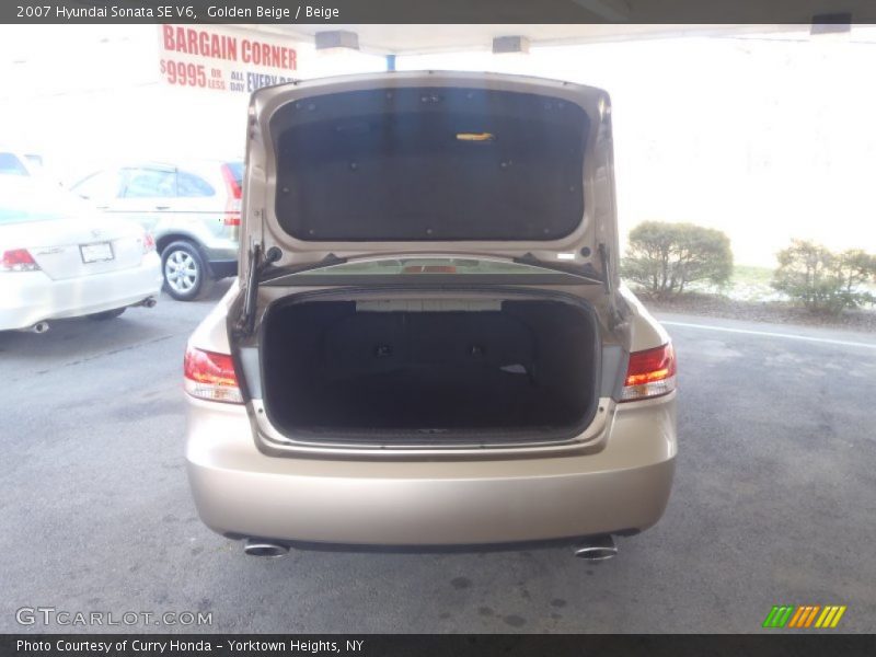 Golden Beige / Beige 2007 Hyundai Sonata SE V6