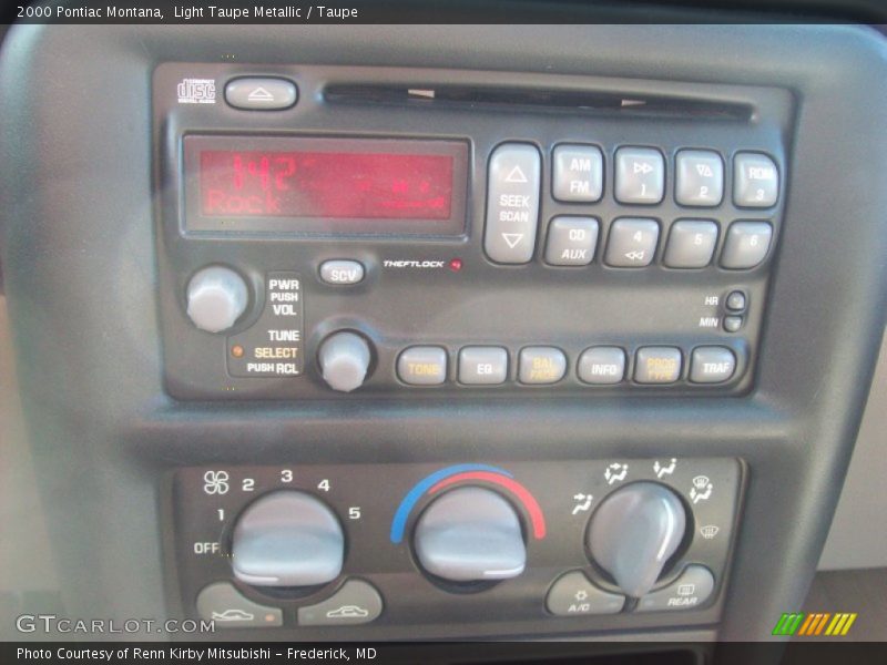 Light Taupe Metallic / Taupe 2000 Pontiac Montana