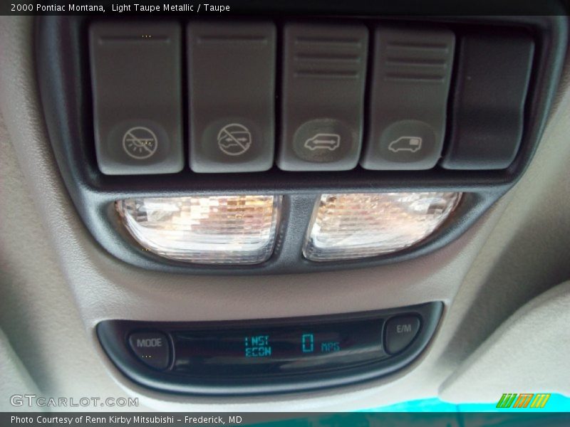 Light Taupe Metallic / Taupe 2000 Pontiac Montana