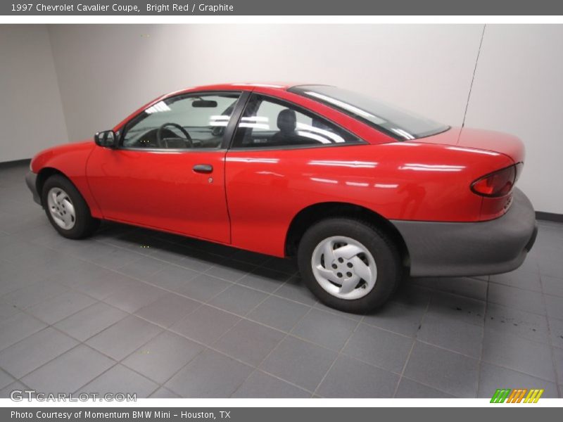 Bright Red / Graphite 1997 Chevrolet Cavalier Coupe