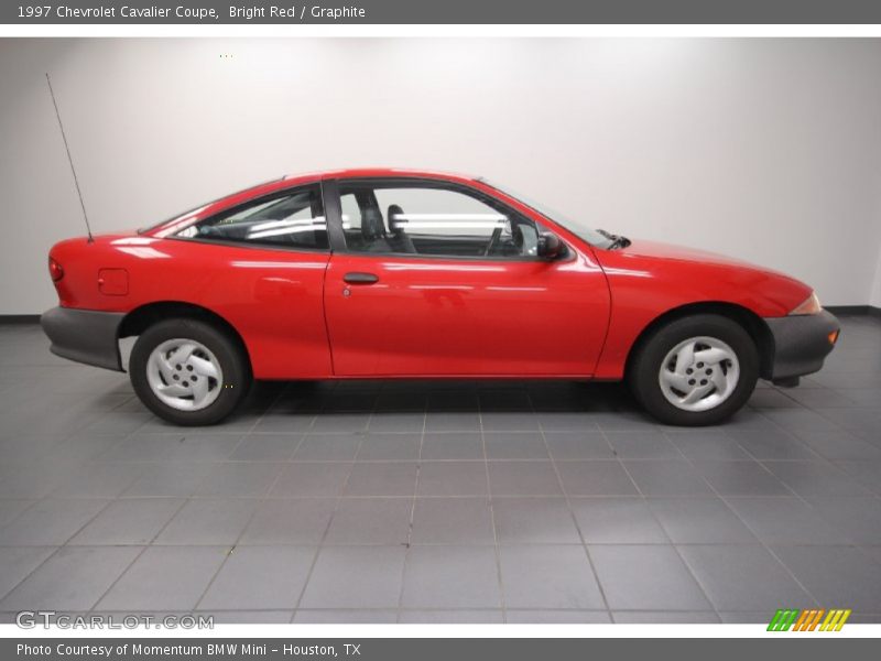 Bright Red / Graphite 1997 Chevrolet Cavalier Coupe