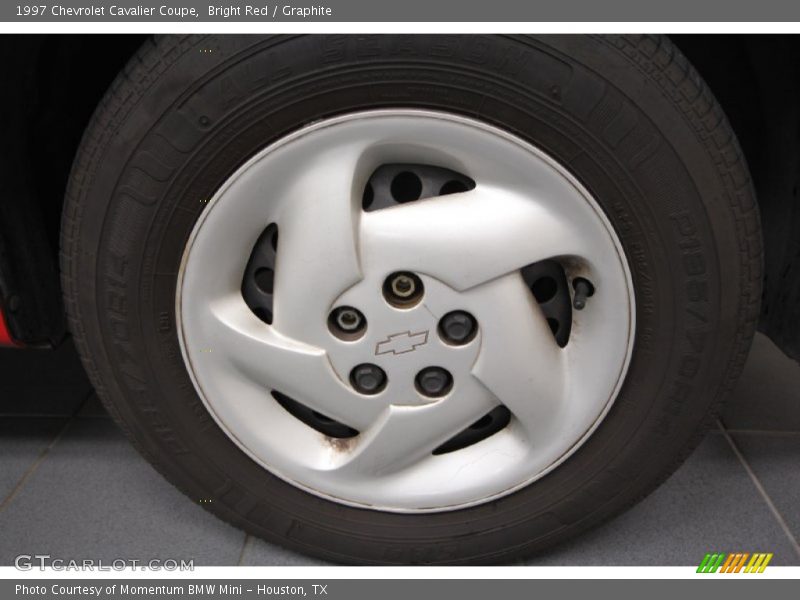 Bright Red / Graphite 1997 Chevrolet Cavalier Coupe