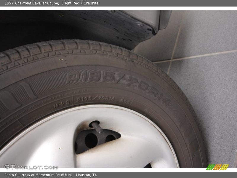 Bright Red / Graphite 1997 Chevrolet Cavalier Coupe