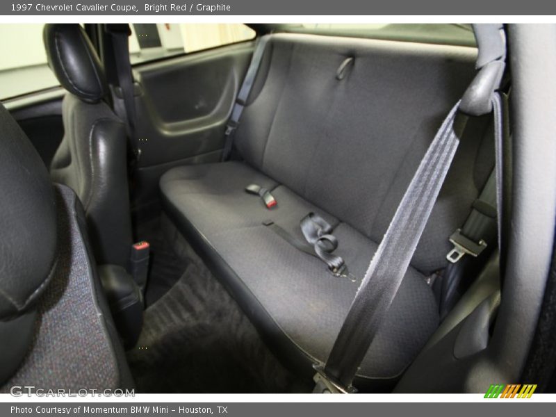 Bright Red / Graphite 1997 Chevrolet Cavalier Coupe