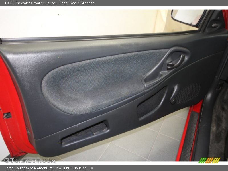 Bright Red / Graphite 1997 Chevrolet Cavalier Coupe