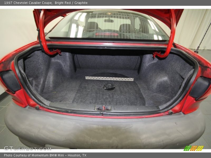 Bright Red / Graphite 1997 Chevrolet Cavalier Coupe