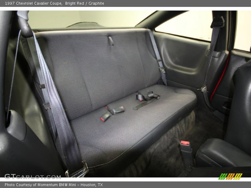 Bright Red / Graphite 1997 Chevrolet Cavalier Coupe