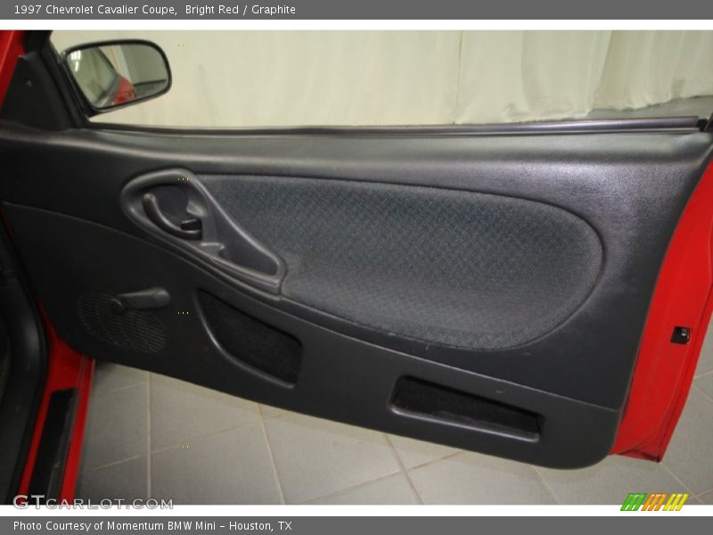 Bright Red / Graphite 1997 Chevrolet Cavalier Coupe