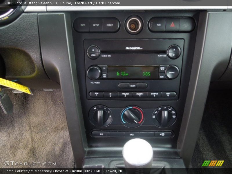 Controls of 2006 Mustang Saleen S281 Coupe