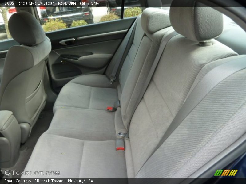 Royal Blue Pearl / Gray 2009 Honda Civic EX Sedan