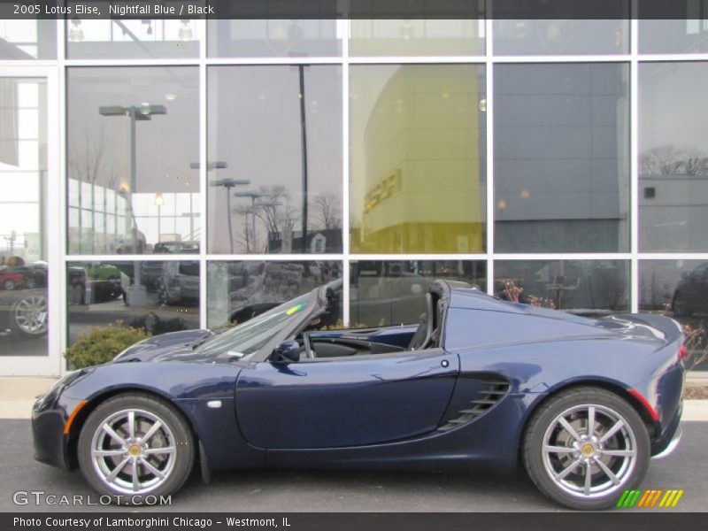 Nightfall Blue / Black 2005 Lotus Elise