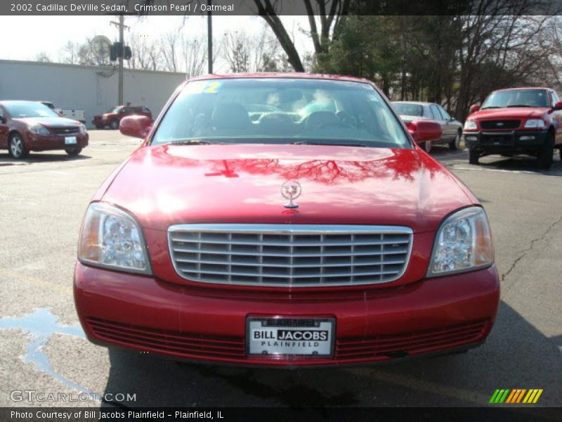 Crimson Pearl / Oatmeal 2002 Cadillac DeVille Sedan